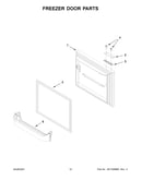 Freezer door parts