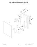 Refrigerator door parts