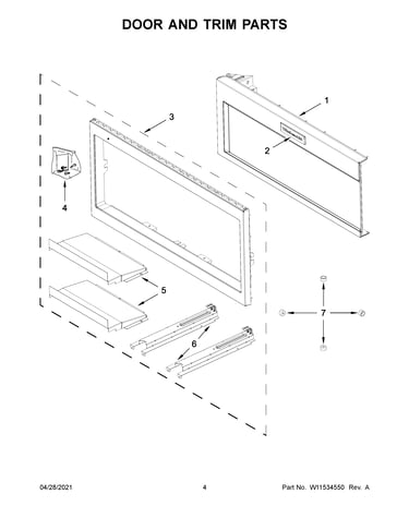 Door and trim parts