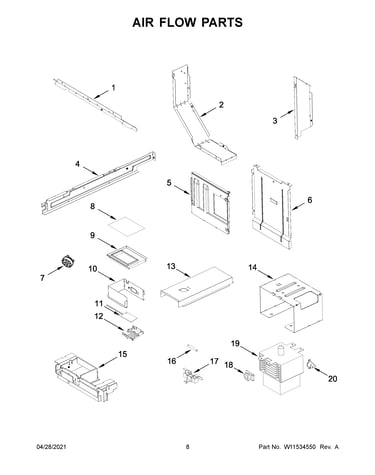 Air flow parts