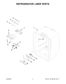 Refrigerator liner parts