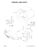 Freezer liner parts
