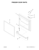 Freezer door parts