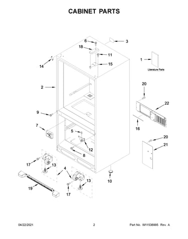 Cabinet parts