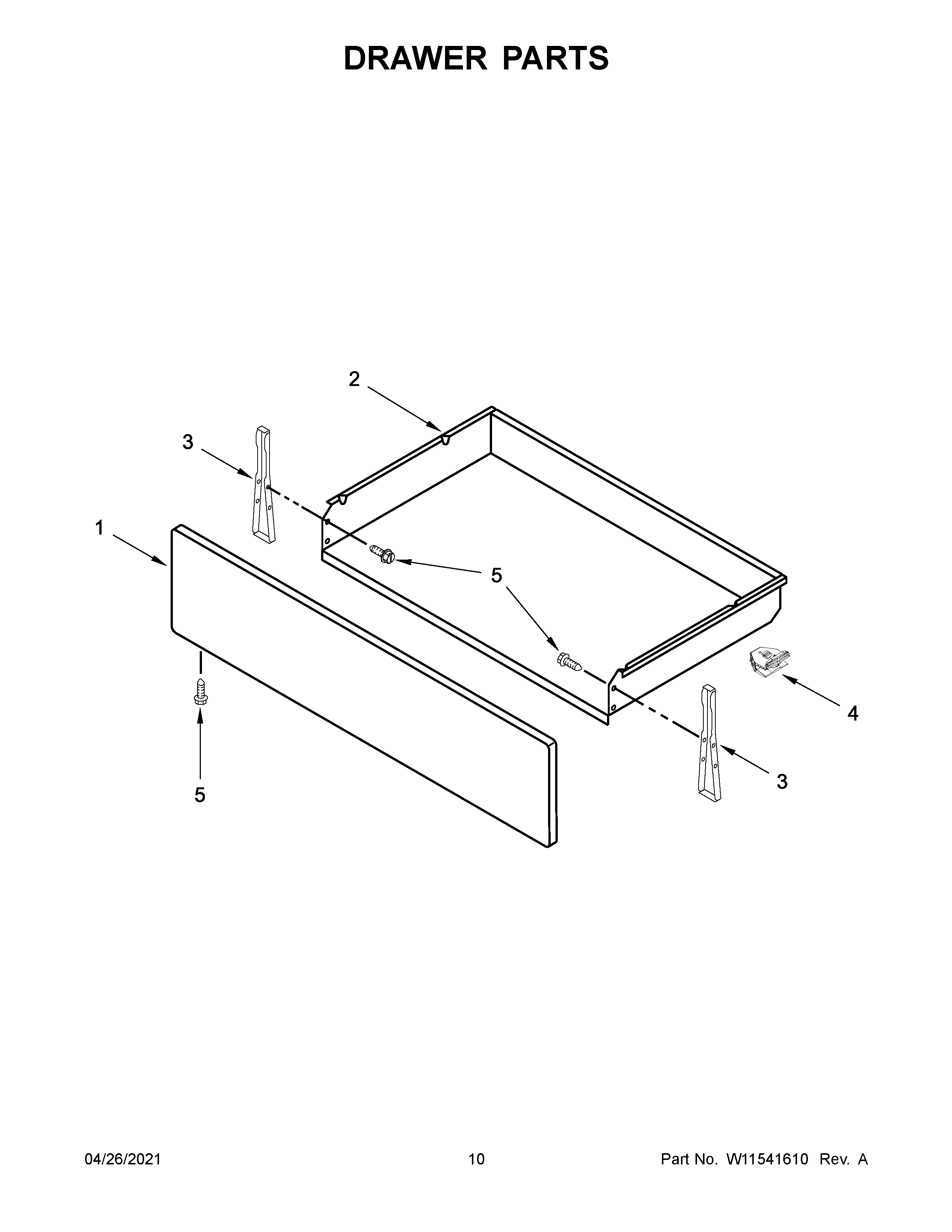 DRAWER PARTS