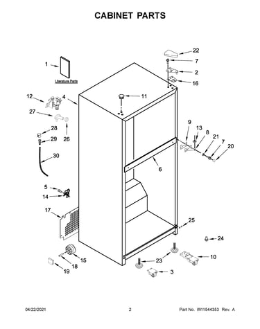 Cabinet parts