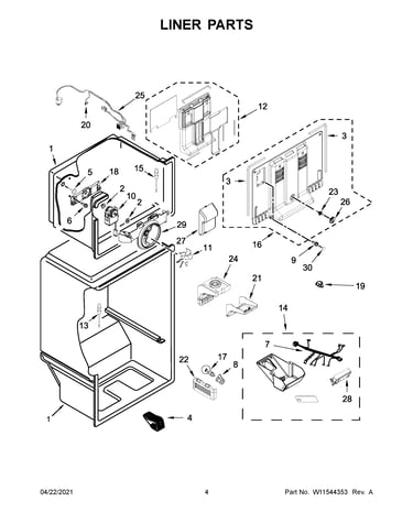 Liner parts