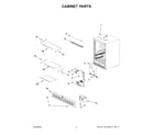 KitchenAid KURR114KSB00 cabinet parts diagram