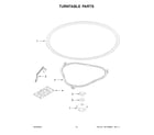 Whirlpool WMT50011KS01 turntable parts diagram