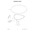 Whirlpool WMT50011KS02 turntable parts diagram