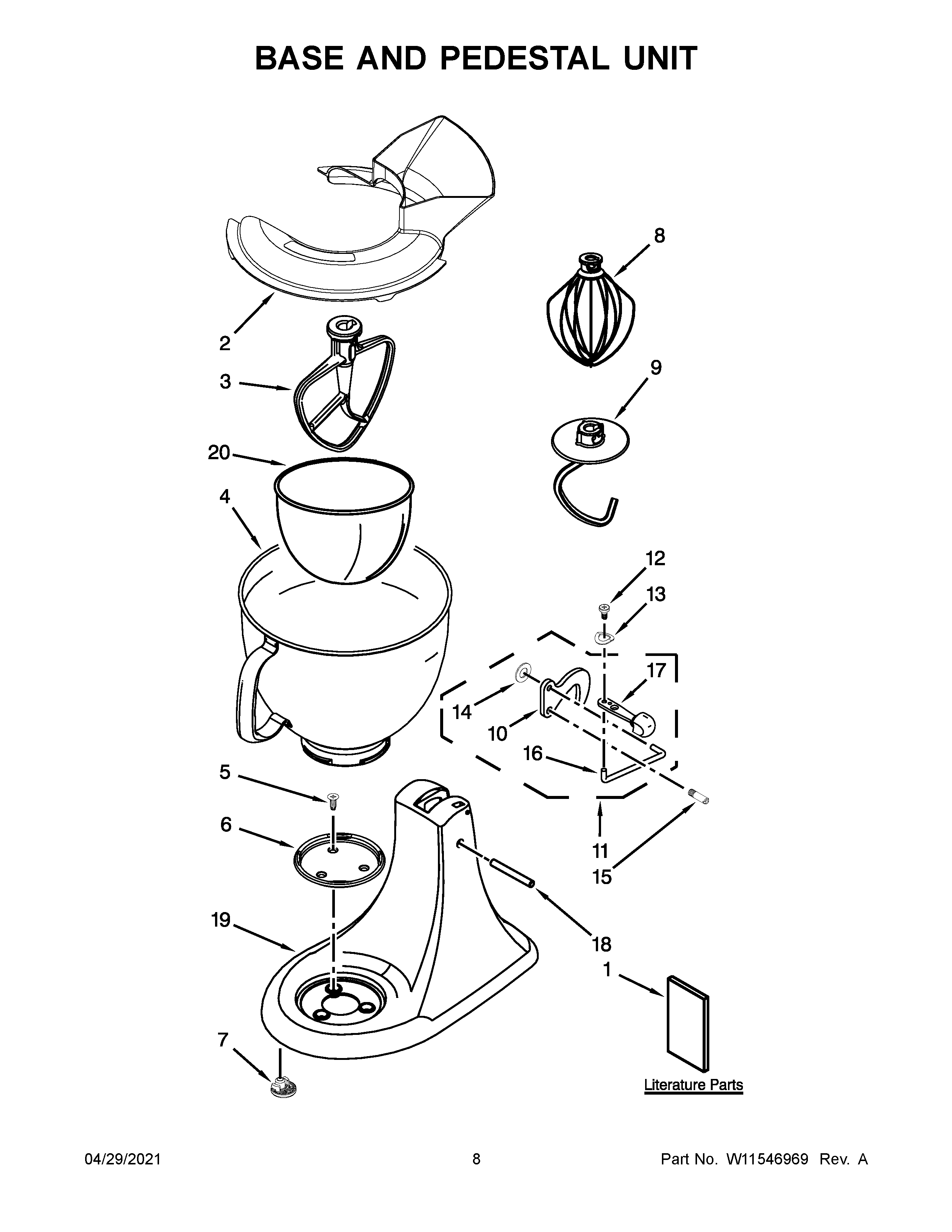 BASE AND PEDESTAL UNIT