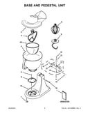 Base and pedestal unit
