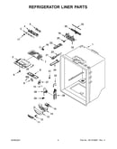 Refrigerator liner parts