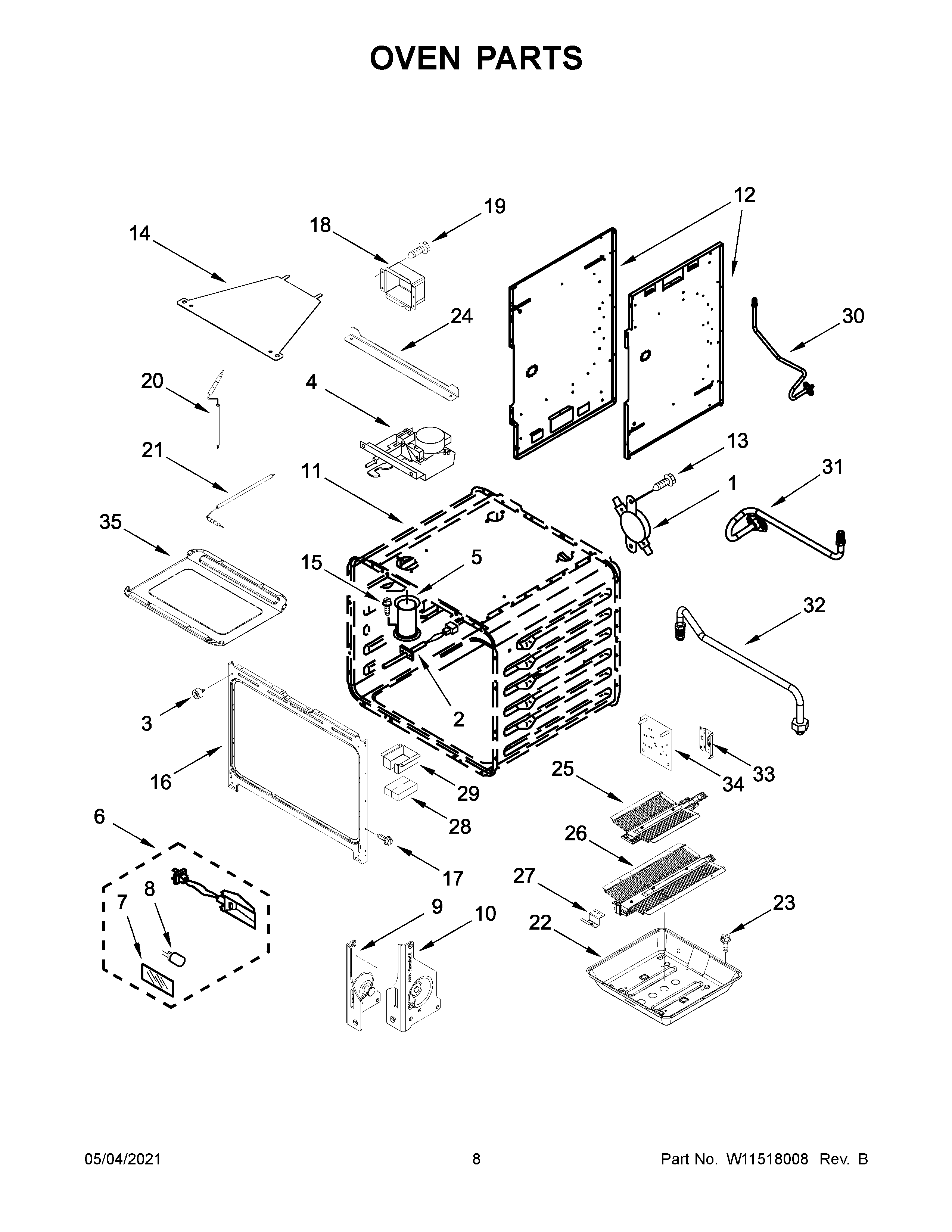 Oven parts