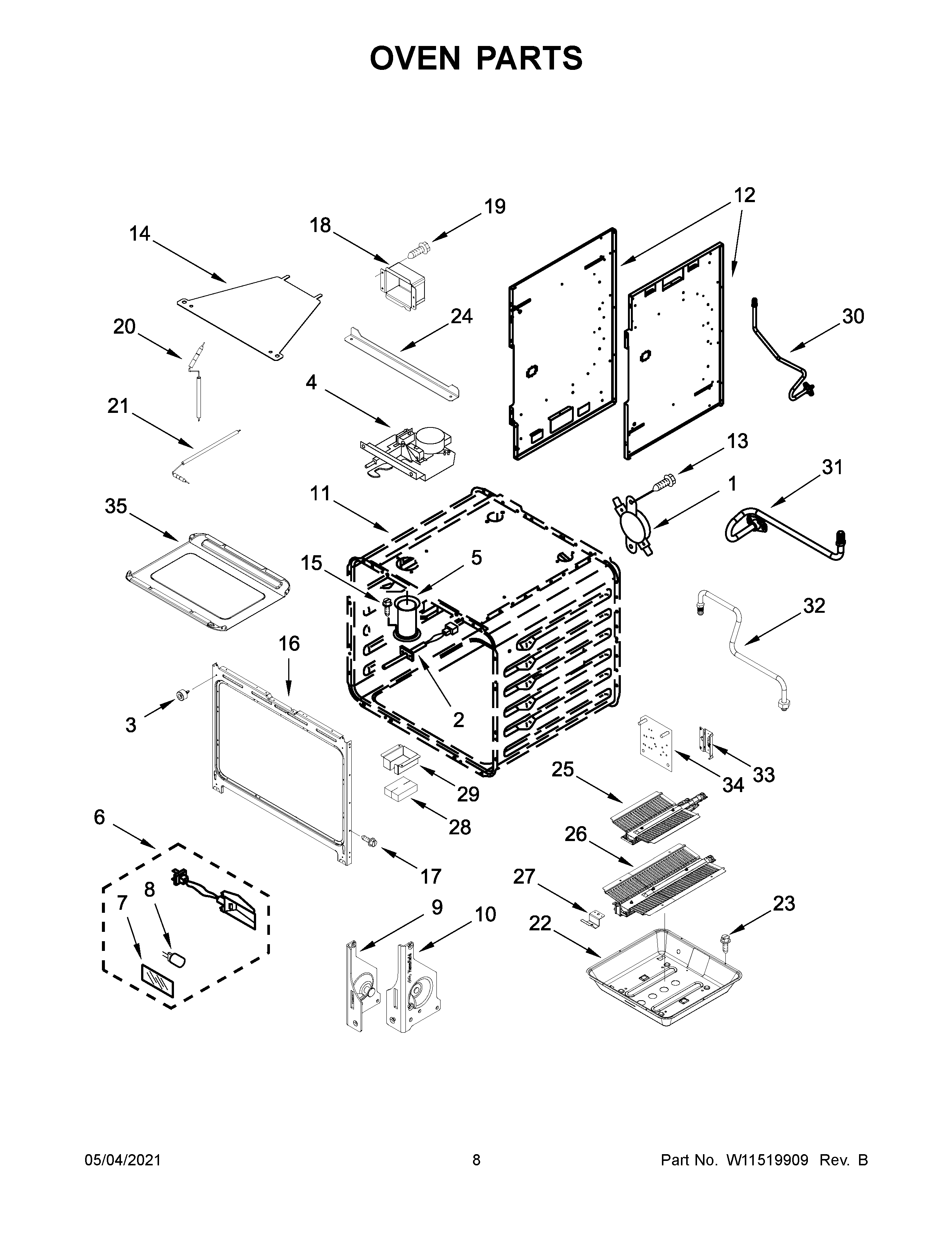 Oven parts
