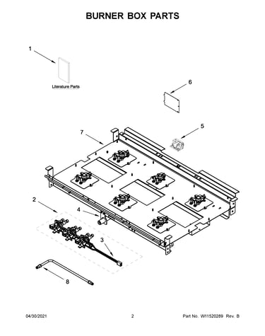 Burner box parts