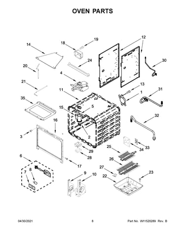 Oven parts