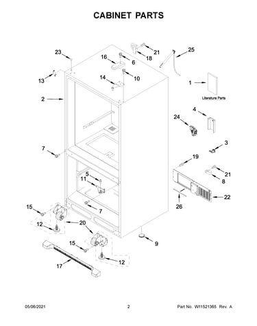 Cabinet parts