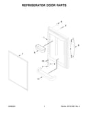 Refrigerator door parts