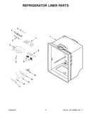 Refrigerator liner parts