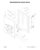 Refrigerator door parts