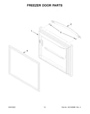 Freezer door parts