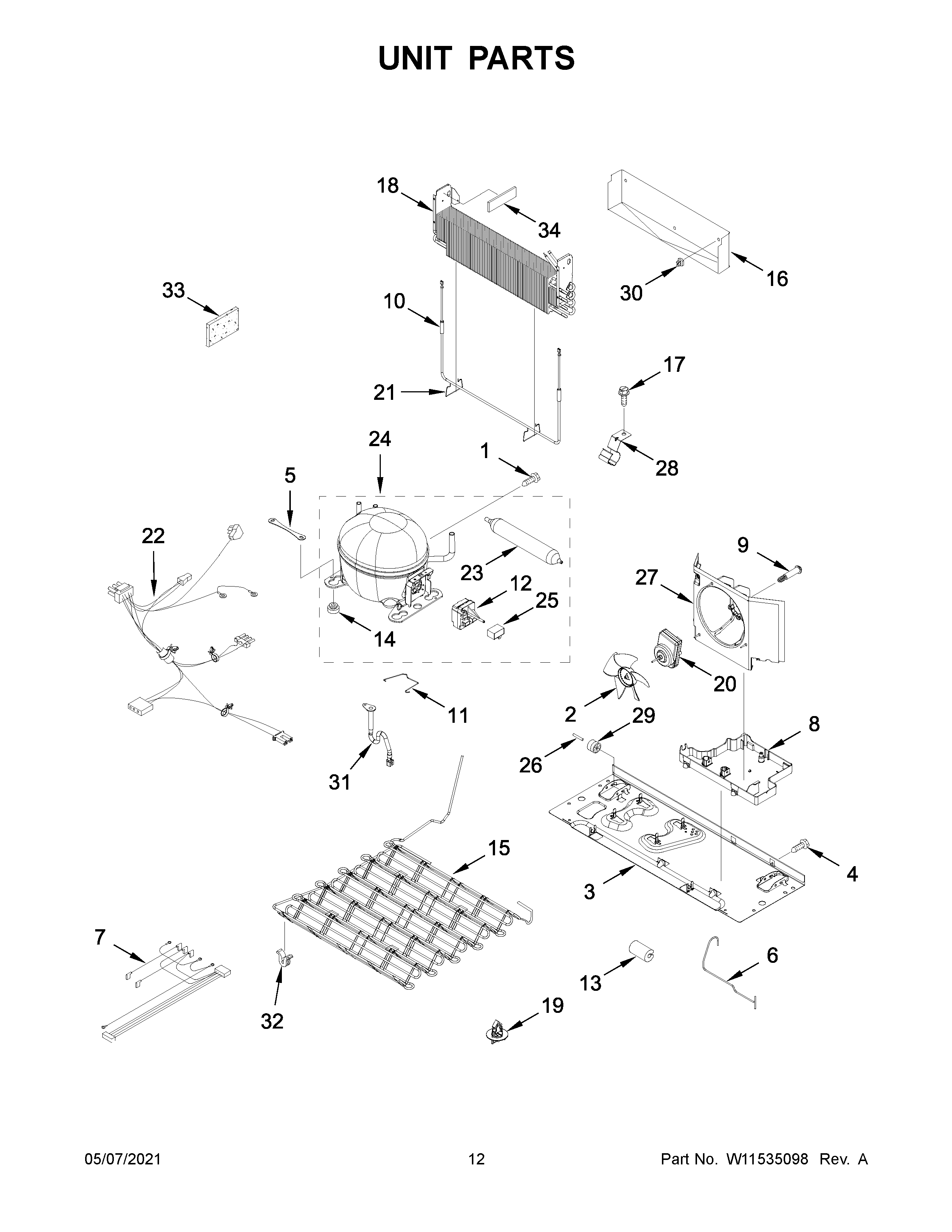 Unit parts