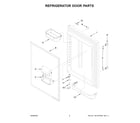 Maytag MBB1957FEW03 refrigerator door parts diagram