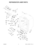 Refrigerator liner parts
