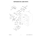 Whirlpool WRF535SWHZ07 refrigerator liner parts diagram