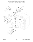 Refrigerator liner parts