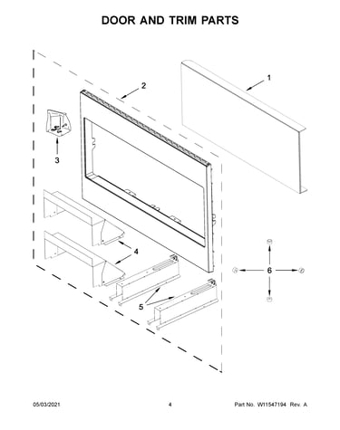 Door and trim parts
