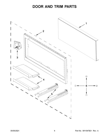 Door and trim parts