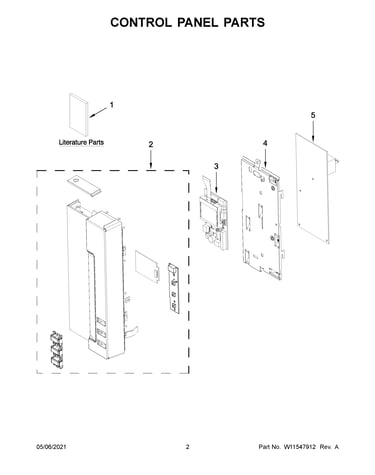 Control panel parts