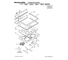 KitchenAid YKERC507HS2 cooktop parts diagram