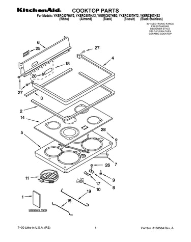 Cooktop parts