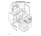 KitchenAid YKERC507HT2 oven chassis parts diagram