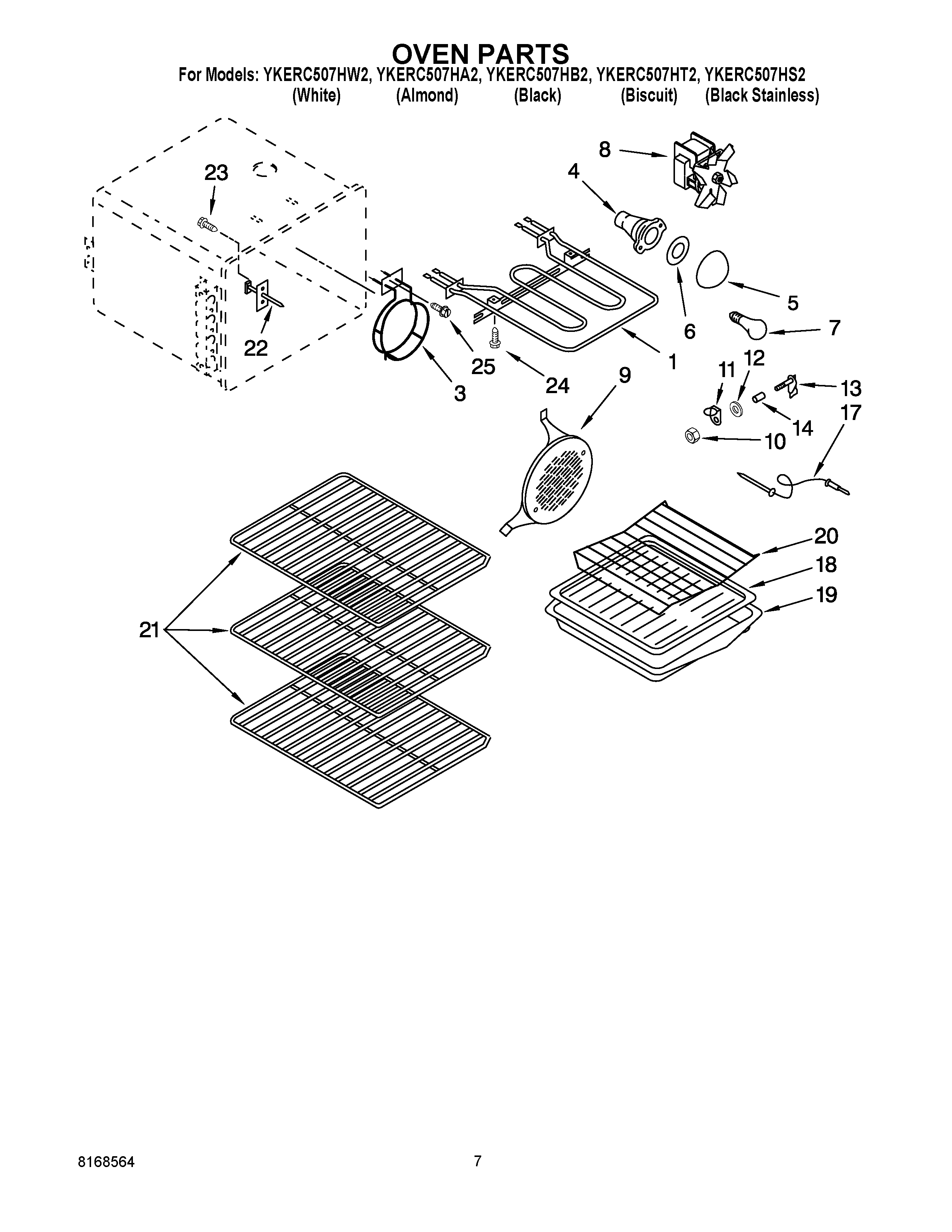 Oven parts