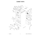 KitchenAid KRMF706EBS00 cabinet parts diagram