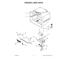 KitchenAid KRMF706ESS00 freezer liner parts diagram