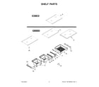 Maytag MRT118FFFM01 shelf parts diagram