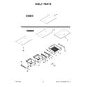 Maytag MRT118FFFH01 shelf parts diagram