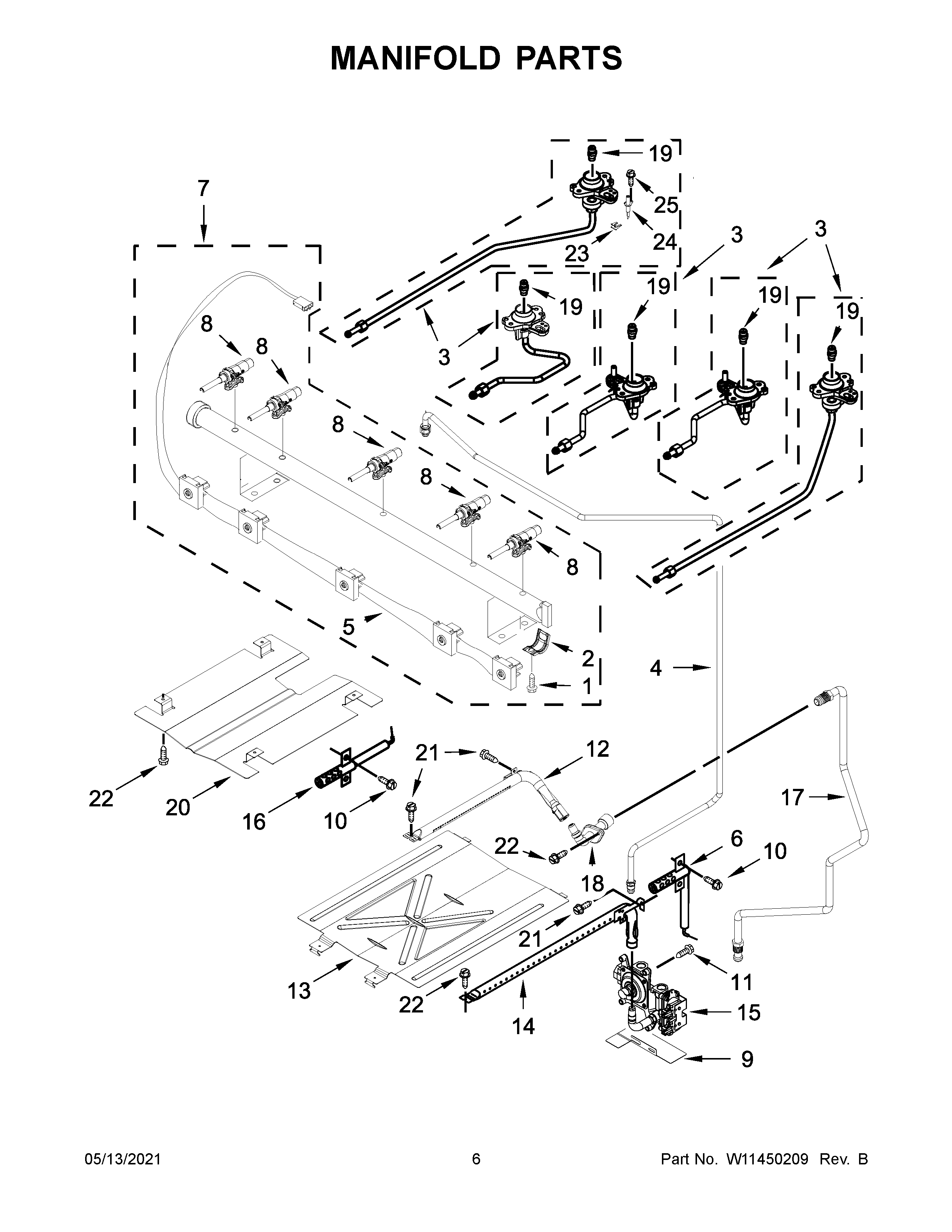 Manifold parts