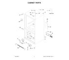 KitchenAid KRBR102ESS03 cabinet parts diagram