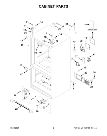 Cabinet parts