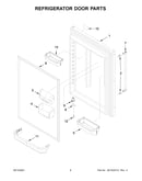 Refrigerator door parts