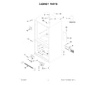 KitchenAid KRBL102ESS03 cabinet parts diagram