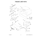 KitchenAid KRBL102ESS03 freezer liner parts diagram