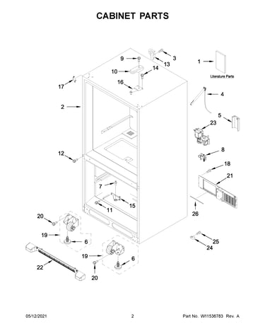 Cabinet parts