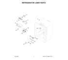 Maytag MBF2258FEZ06 refrigerator liner parts diagram